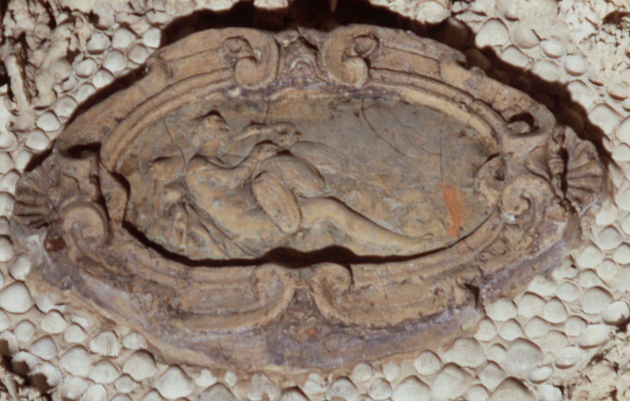 Leda e il cigno (rilievo) di Mati Piero (sec. XVI)