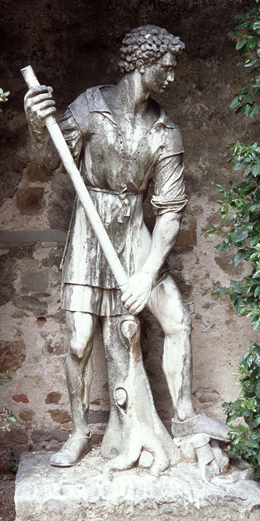villano con vanga (statua) di Cioli Valerio (fine/ inizio secc. XVI/ XVII)