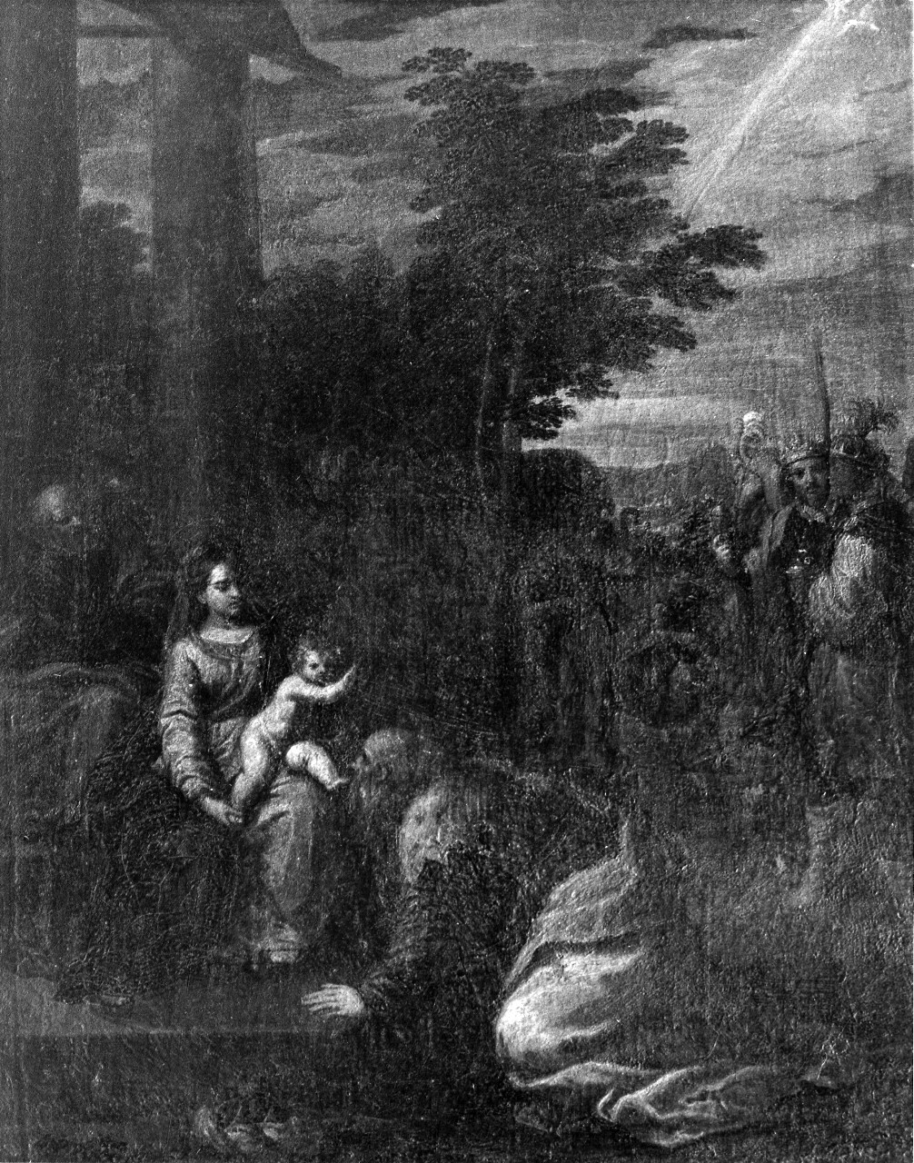 adorazione dei Magi (dipinto) di Scarsellino (sec. XVI)