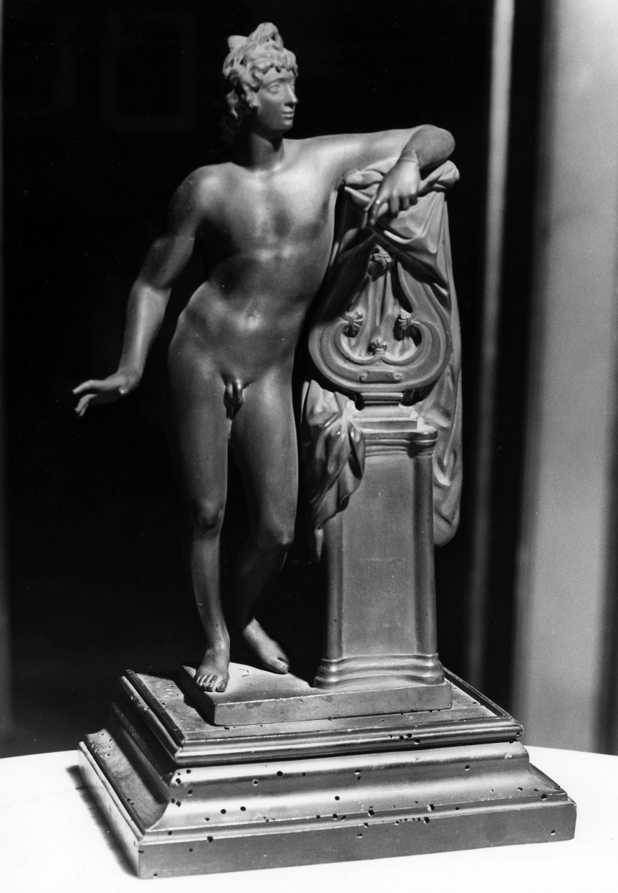 Apollo (scultura miniaturistica) di Soldani Benzi Massimiliano (attribuito) (sec. XVIII)