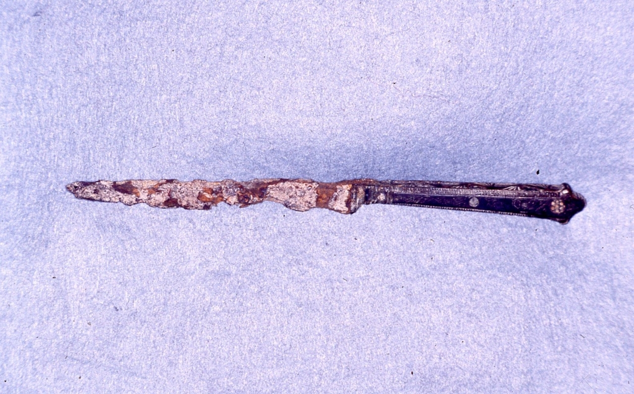 coltello - bottega italiana (sec. XV)