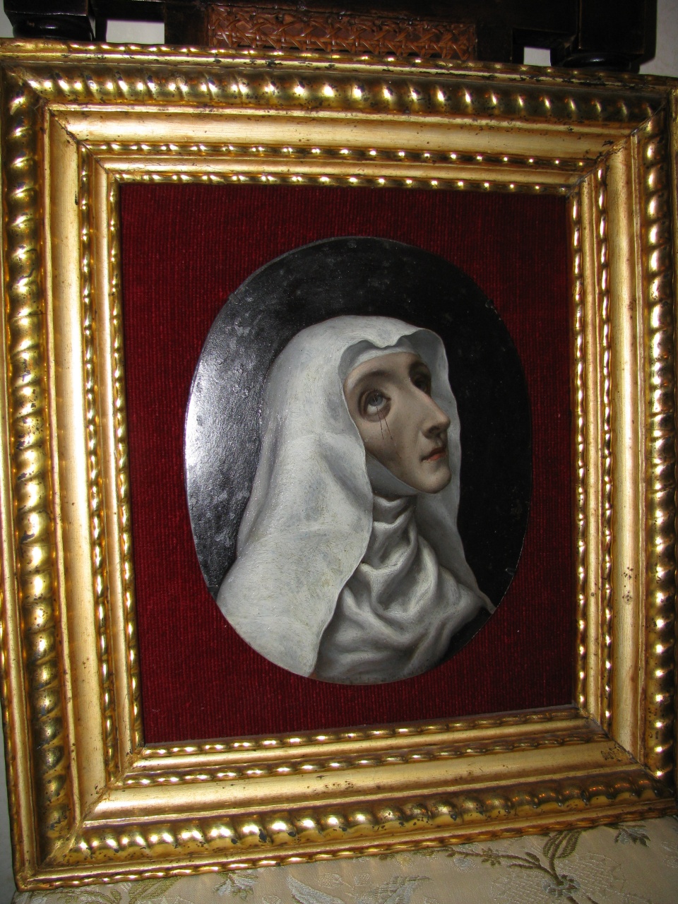 ritratto di suor Maria Margherita Diomira Allegri (dipinto) - ambito fiorentino (sec. XVII)