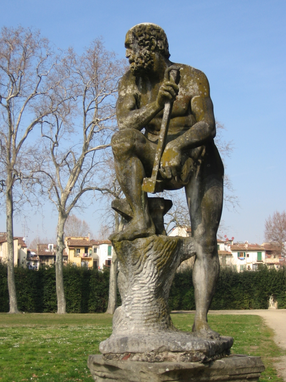 Vulcano (statua) di Fancelli Chiarissimo (sec. XVII)
