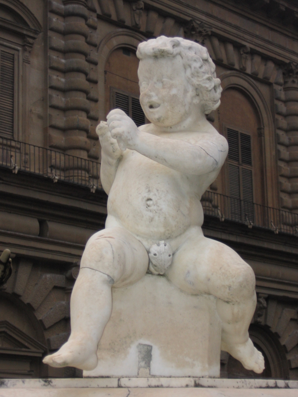 putto (scultura) di Petrucci Raffello (sec. XVII)