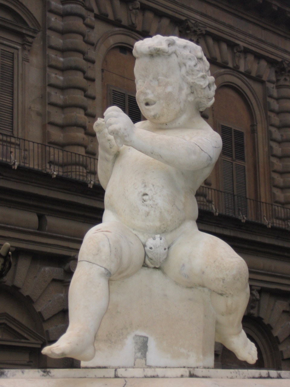 putto (scultura) di Petrucci Raffello (sec. XVII)