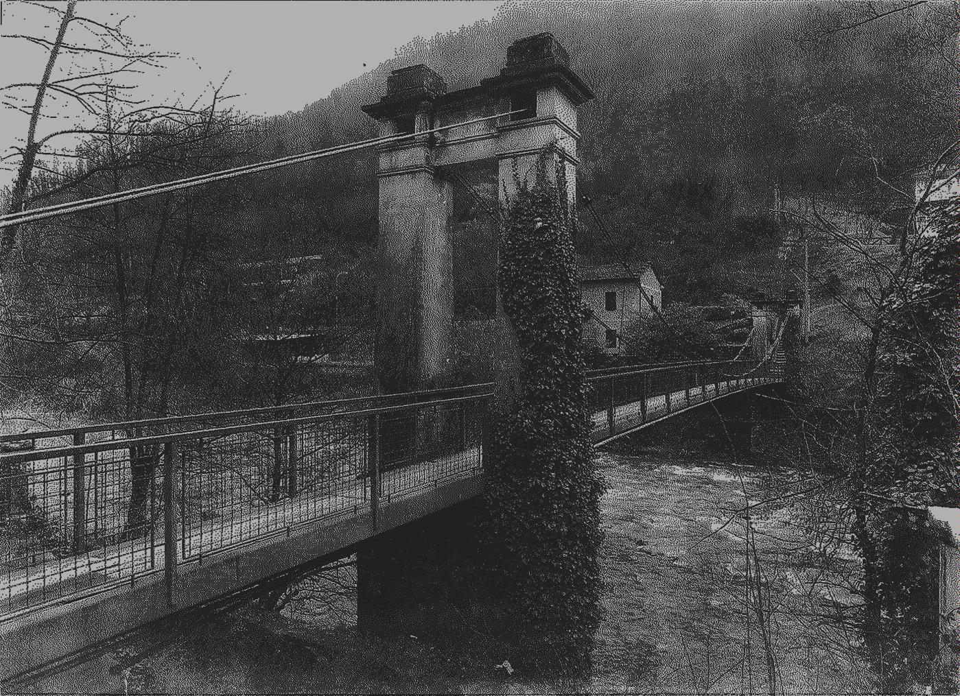 Ponte sul Torrente Lima (ponte, pedonale) - Bagni di Lucca (LU) 