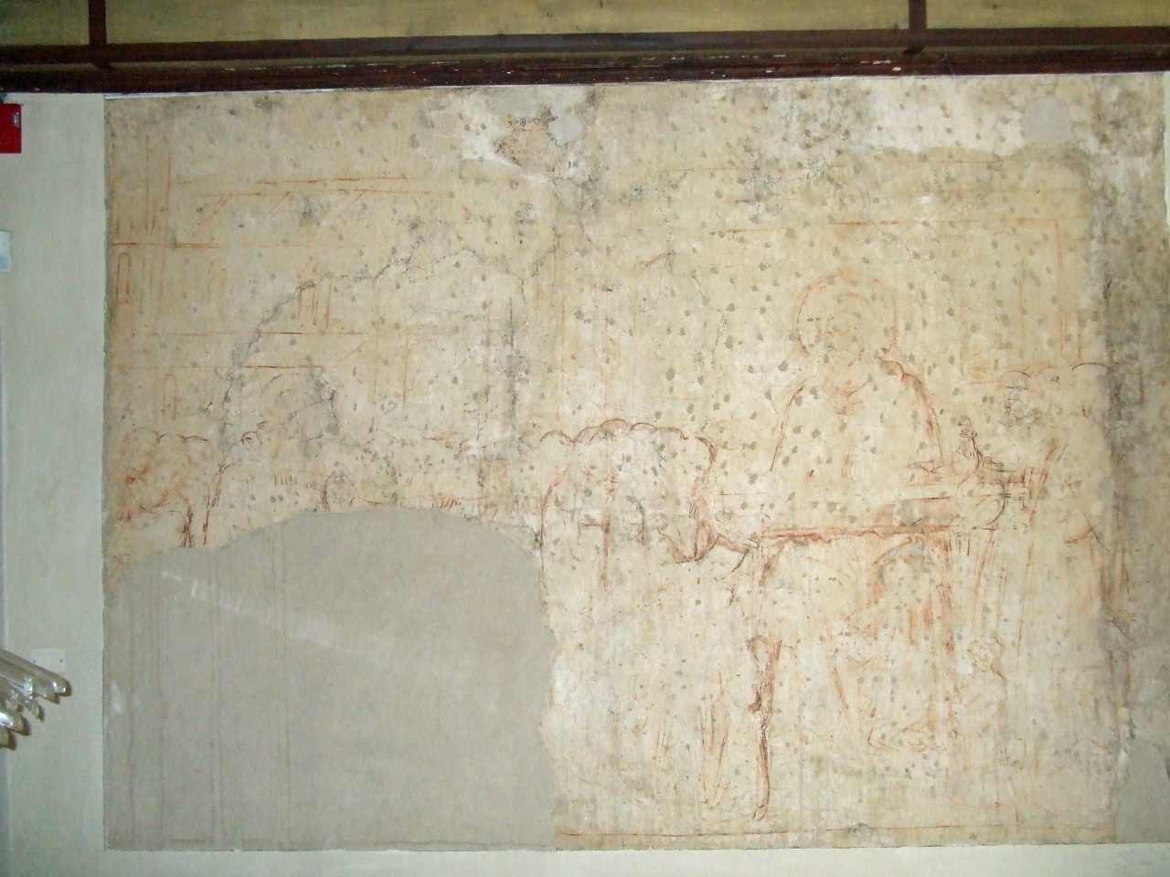 Sant'Ivo consegna la Regola dell'Ordine (sinopia) di Bicci di Lorenzo (attribuito) (sec. XV)
