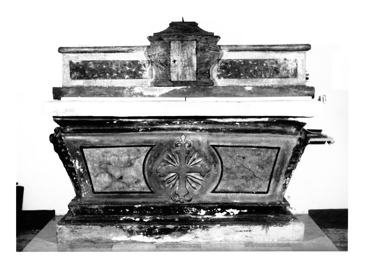 mensa d'altare, serie - manifattura Italia centrale (sec. XVIII)