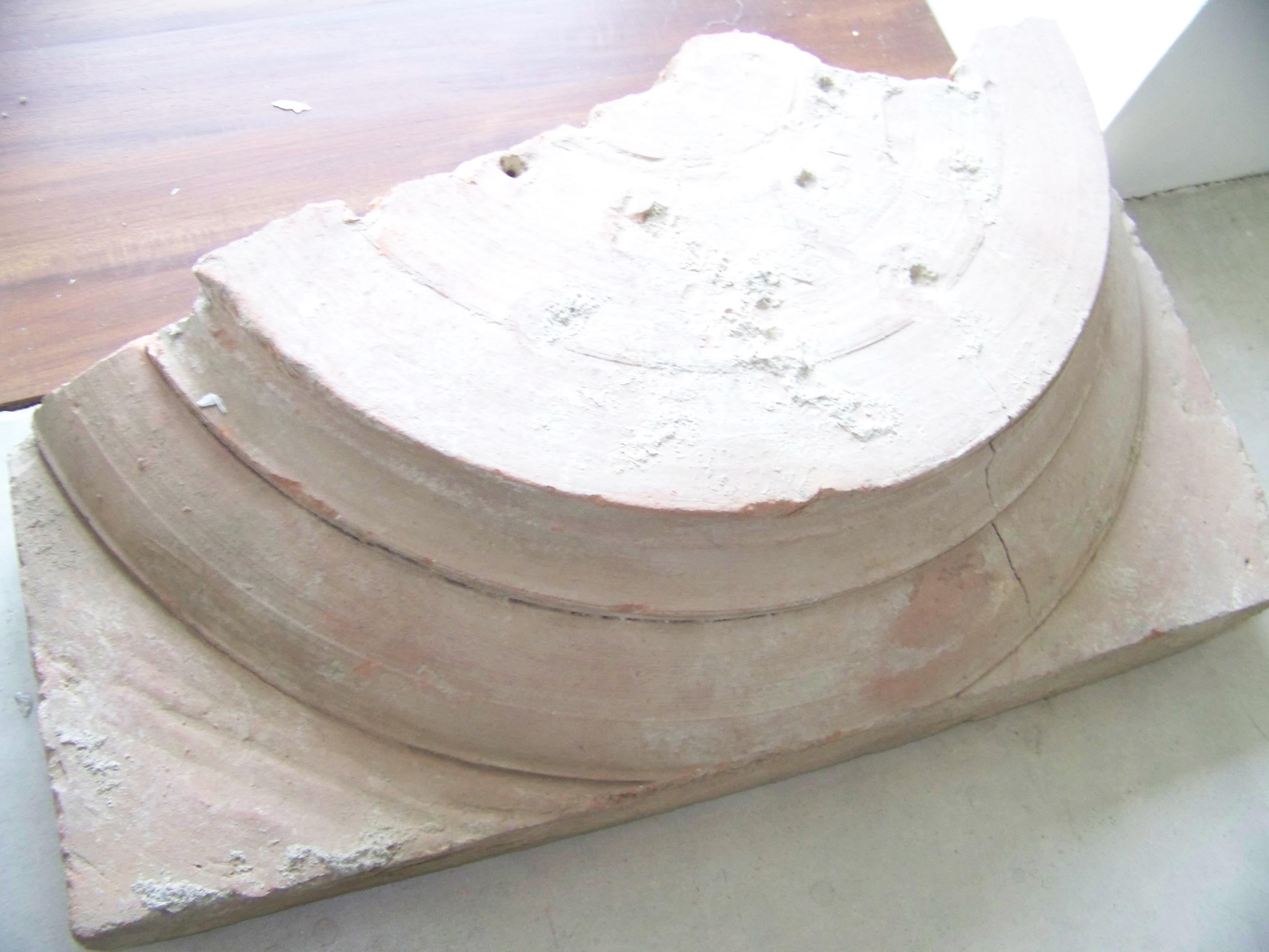 base, base di colonna in terracotta, ST 2014 6.83 LV SR - arte romana (Età romana imperiale)