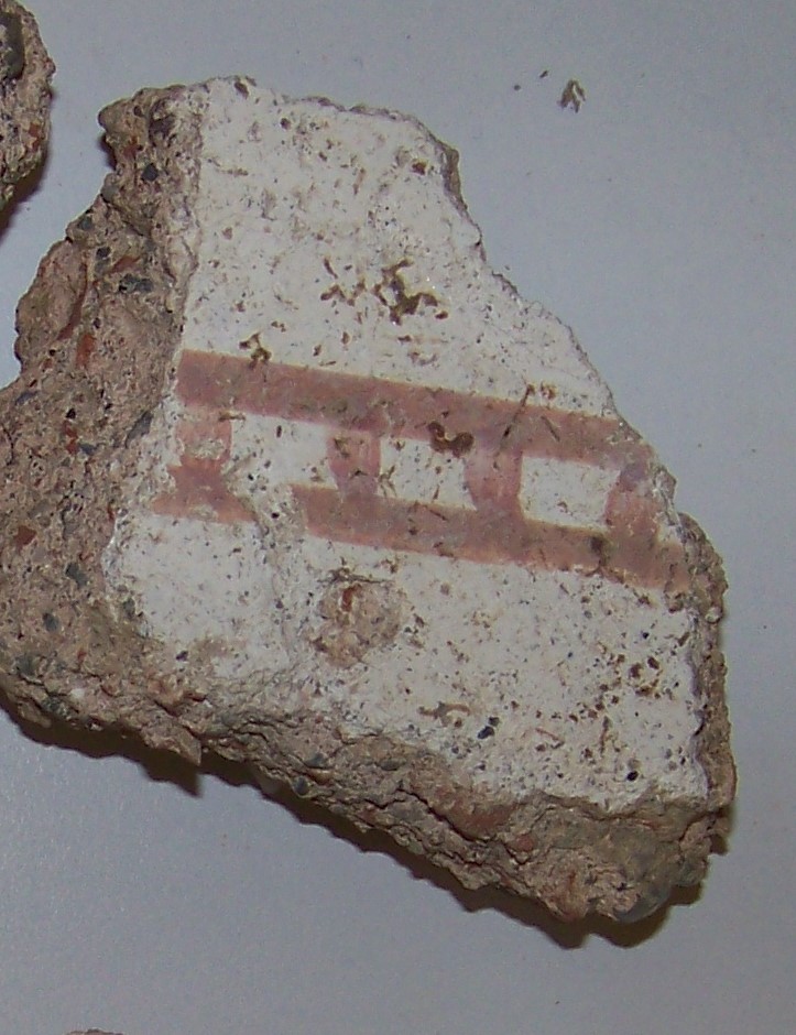 affresco/ frammenti, 1 frammento d'intonaco, 2014 6.54 c LV SR (Età romana imperiale)
