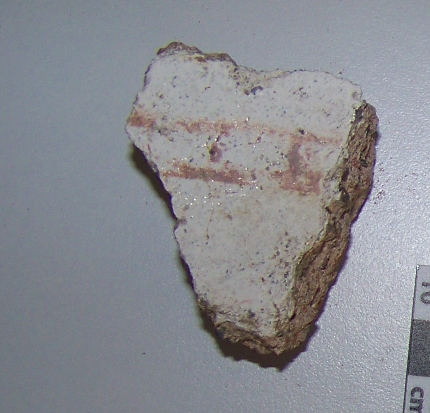 affresco/ frammenti, 1 frammento d'intonaco, 2014 6.54 d LV SR - arte romana (Età romana imperiale)