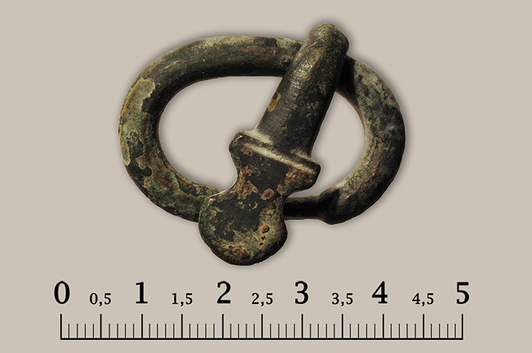 fibbia - ambito daunio (età tardoantica-altomedievale)