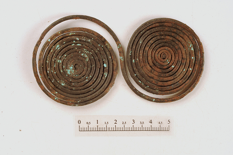 fibula, ad occhiali - ambito daunio (Età del ferro I)