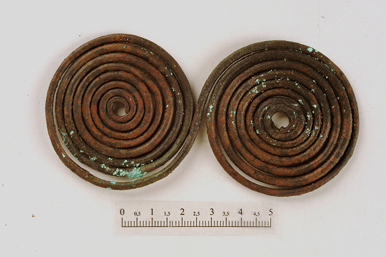 fibula, ad occhiali - ambito daunio (Età del ferro I)