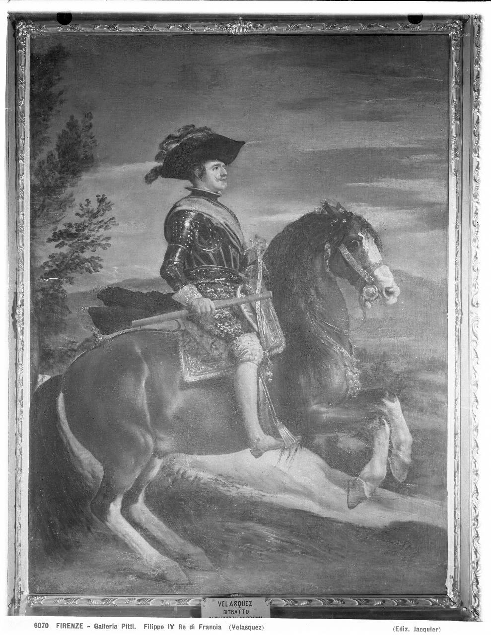 ritratto equestre di Filippo IV di Spagna (dipinto) di Velazquez Diego (attribuito) (sec. XVII)