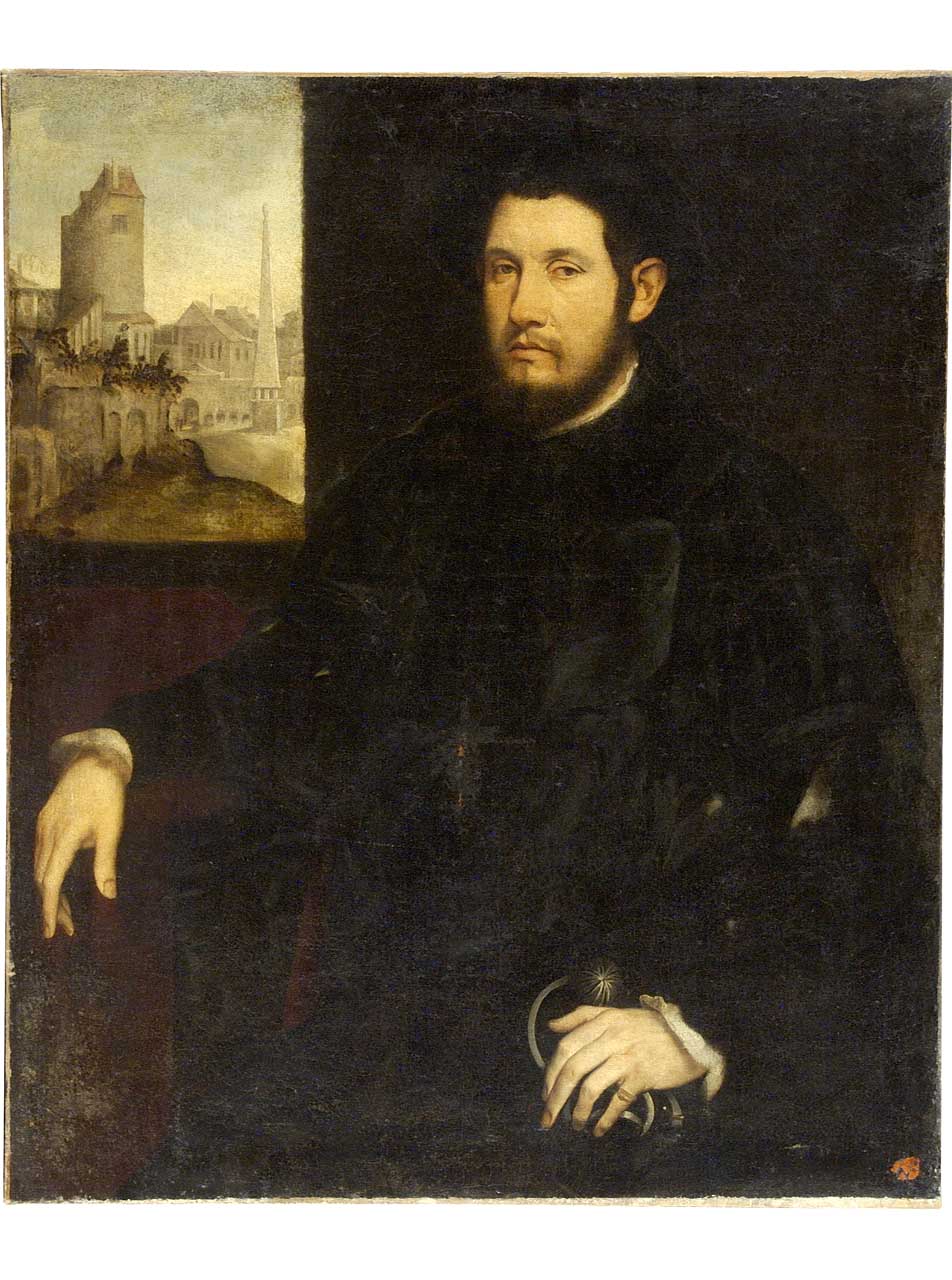 ritratto d'uomo (dipinto) - ambito veneto (secondo quarto sec. XVI)