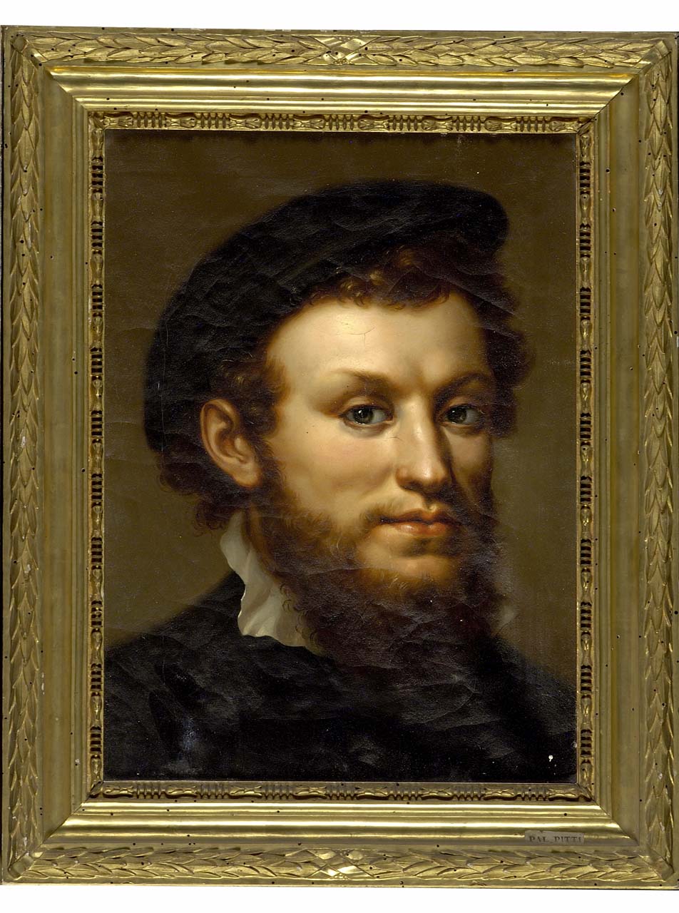 ritratto del Correggio (dipinto) di Locatelli Giuseppe (primo quarto sec. XIX)