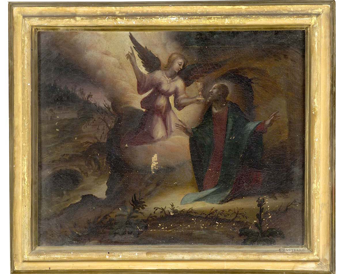 orazione di Cristo nell'orto di Getsemani (dipinto) - ambito toscano (seconda metà sec. XVI)