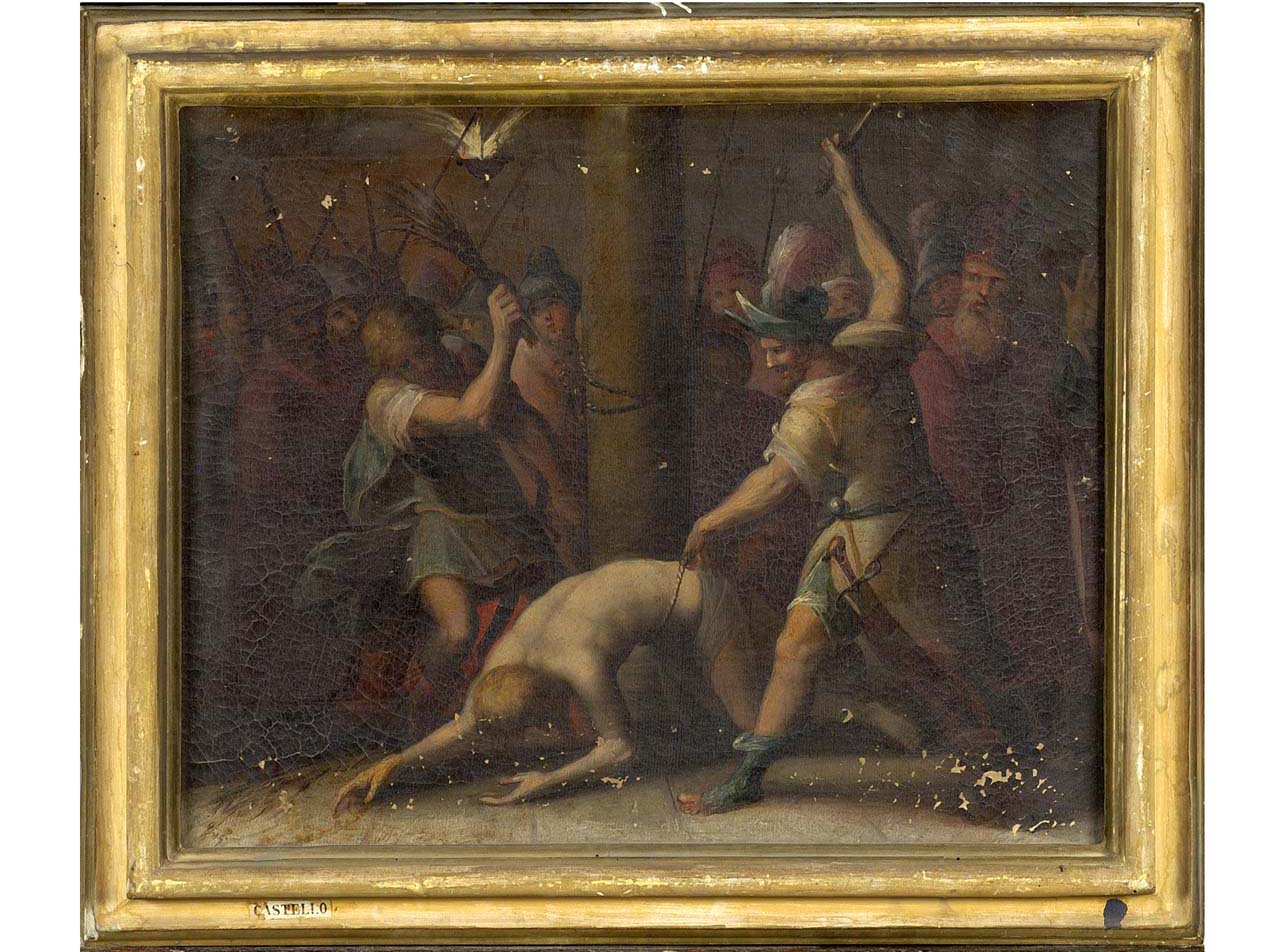 flagellazione di Cristo (dipinto) - ambito toscano (seconda metà sec. XVI)