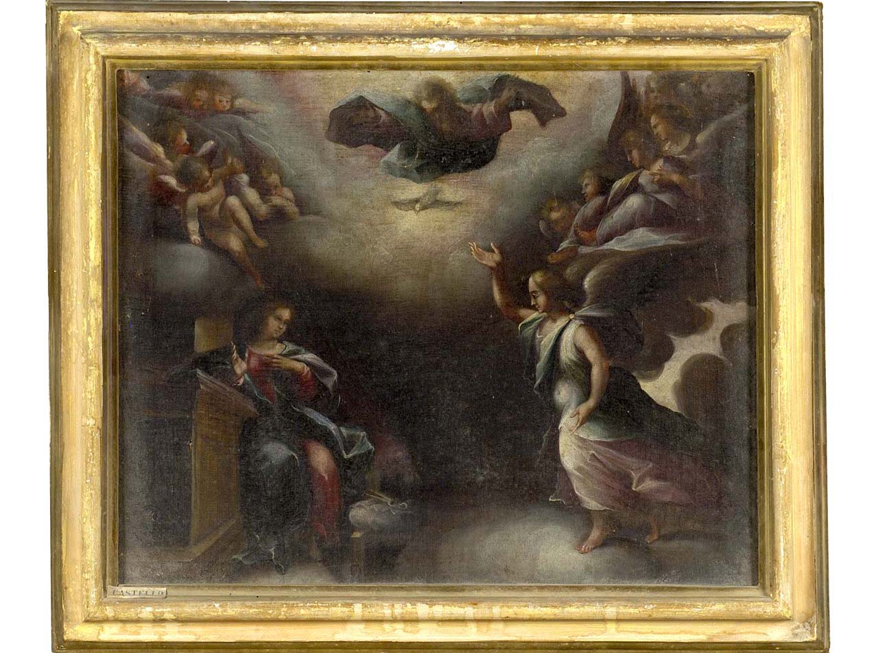 Annunciazione (dipinto) - ambito toscano (seconda metà sec. XVI)