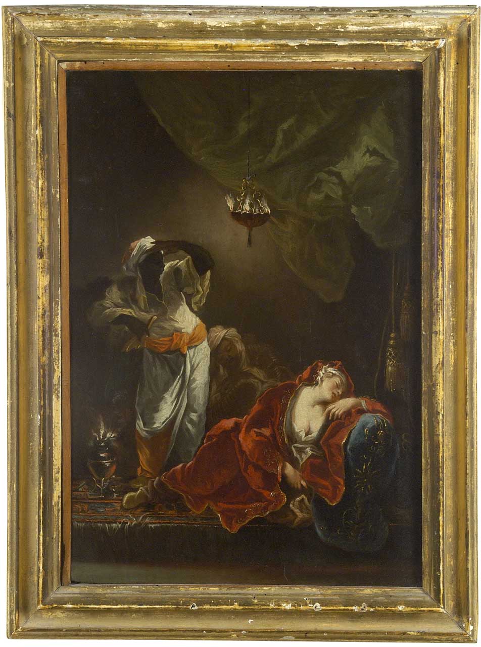 sonno della sultana (dipinto) di Sagrestani Giovanni Camillo (prima metà sec. XVIII)