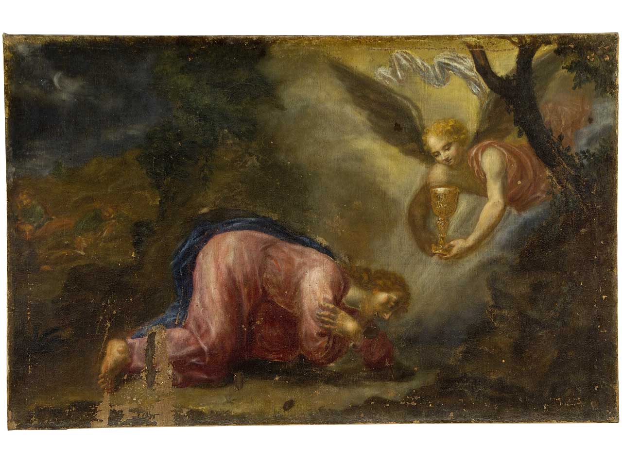 orazione di Cristo nell'orto di Getsemani (dipinto) - ambito fiorentino (sec. XVII)