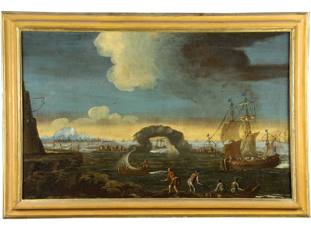 marina (dipinto) - ambito fiorentino (seconda metà, prima metà sec. XVII, sec. XVIII)