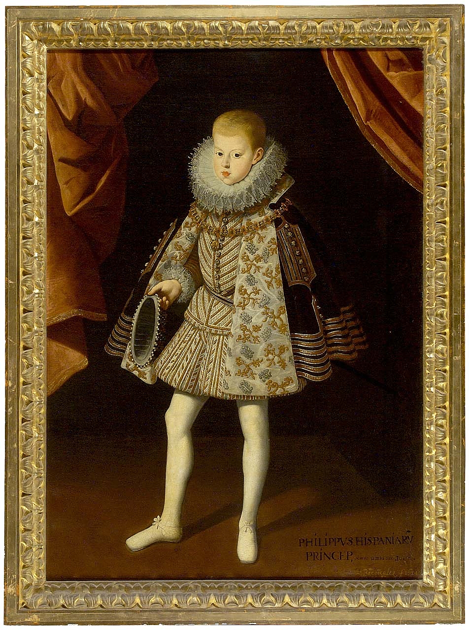 ritratto di Filippo IV di Spagna a dieci anni (dipinto) di Gonzales Bartolomeo (sec. XVII)