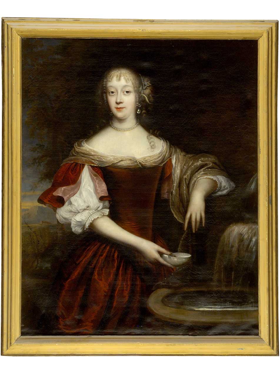 ritratto di dama (dipinto) di Nason Pieter (attribuito) (terzo quarto sec. XVII)
