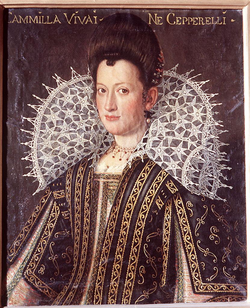 ritratto di Camilla Vivai Cepperelli (dipinto) - ambito fiorentino (sec. XVII)