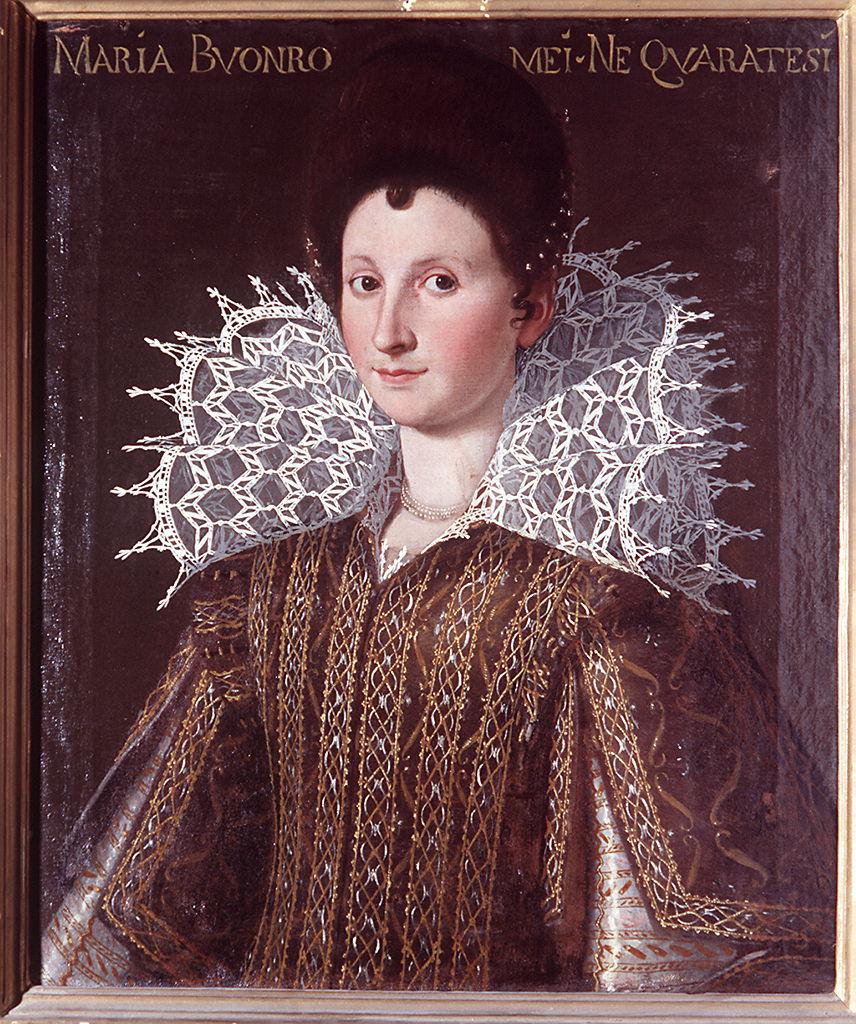 ritratto di Maria Buonromei Quaratesi (dipinto) - ambito fiorentino (sec. XVII)