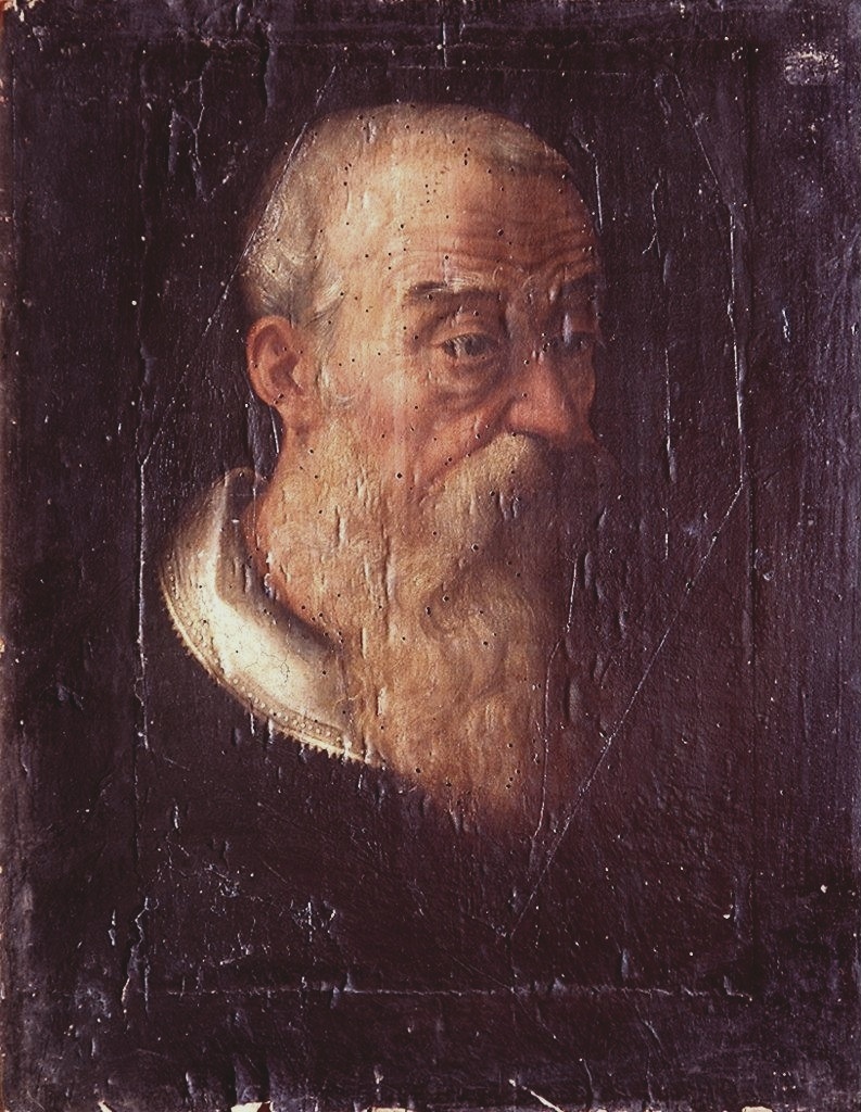 ritratto d'uomo (dipinto) - ambito veneto (fine sec. XVI)