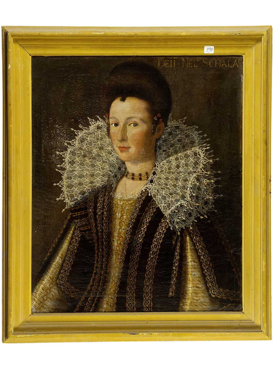ritratto di Caterina Dei negli Scarlatti (dipinto) - ambito fiorentino (fine sec. XVI)