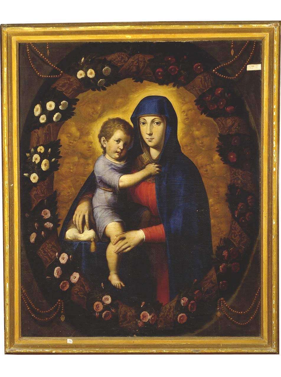 Madonna con Bambino (dipinto) di Ligozzi Jacopo (fine sec. XVI)