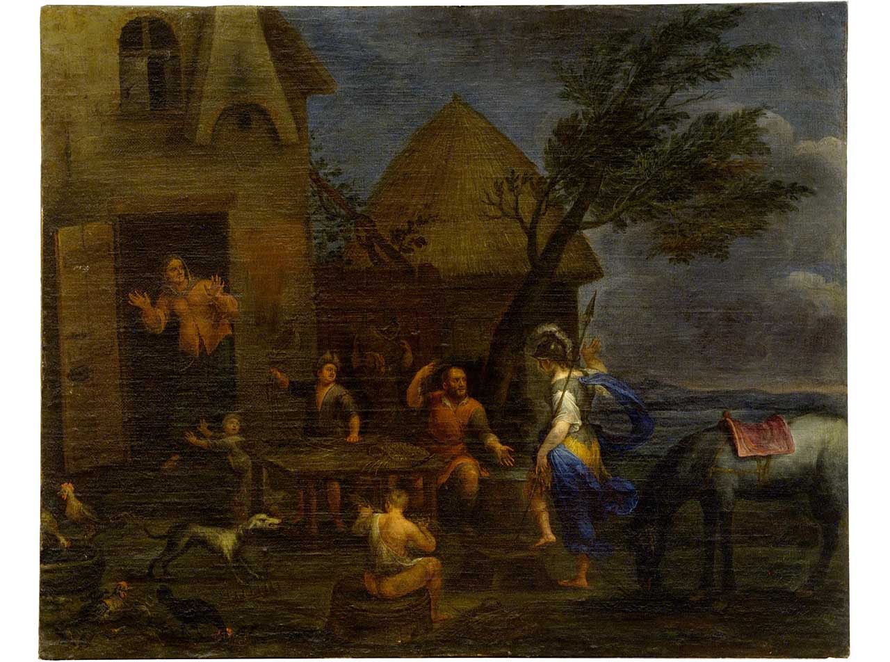 Erminia e i pastori (dipinto) - ambito fiorentino (sec. XVII)