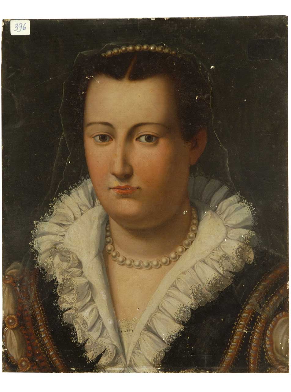 ritratto di Bianca Cappello (dipinto) di Allori Alessandro (maniera) (seconda metà sec. XVI)