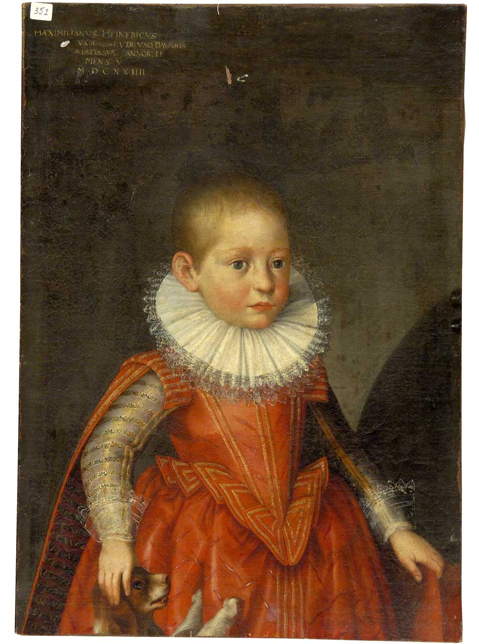 ritratto di Enrico Massimiliano d'Asburgo (dipinto) - ambito francese (sec. XVII)