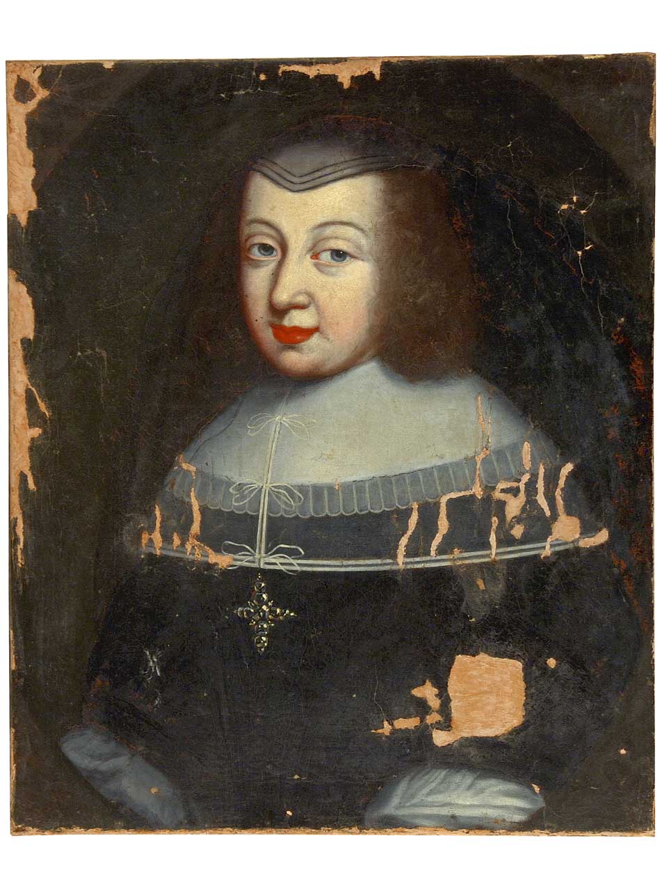 ritratto di donna (dipinto) - ambito fiorentino (seconda metà sec. XVII)