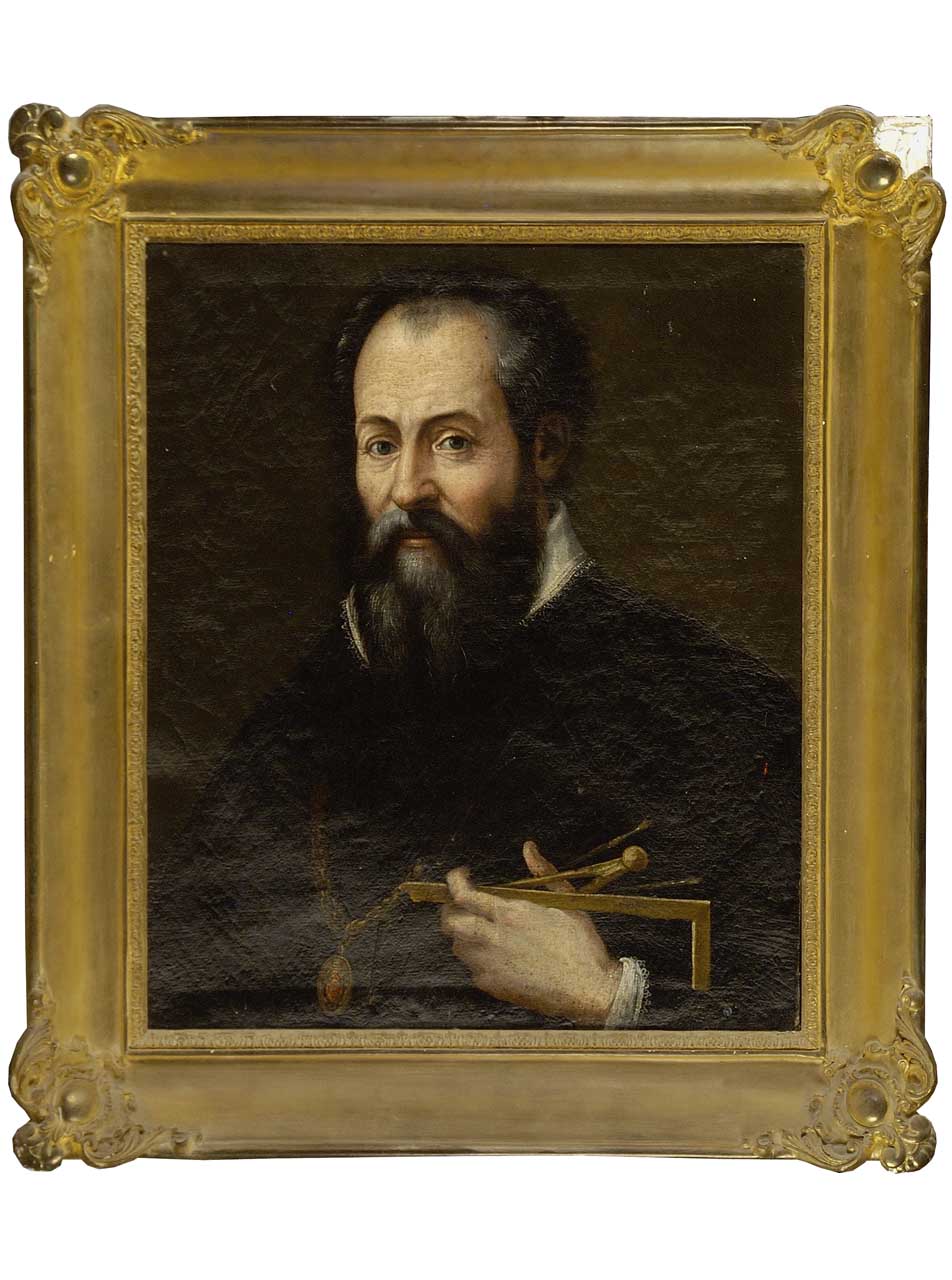 autoritratto di Giorgio Vasari (dipinto) - ambito fiorentino (prima metà sec. XVII)