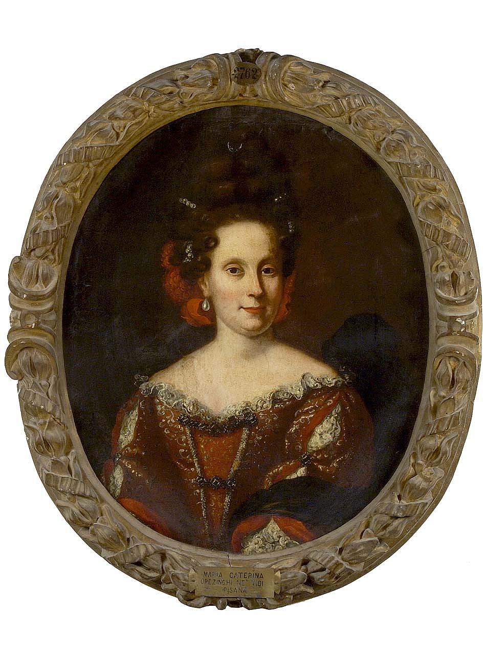 ritratto di Maria Caterina Upezzinghi Tidi (dipinto) - ambito fiorentino (fine sec. XVII)