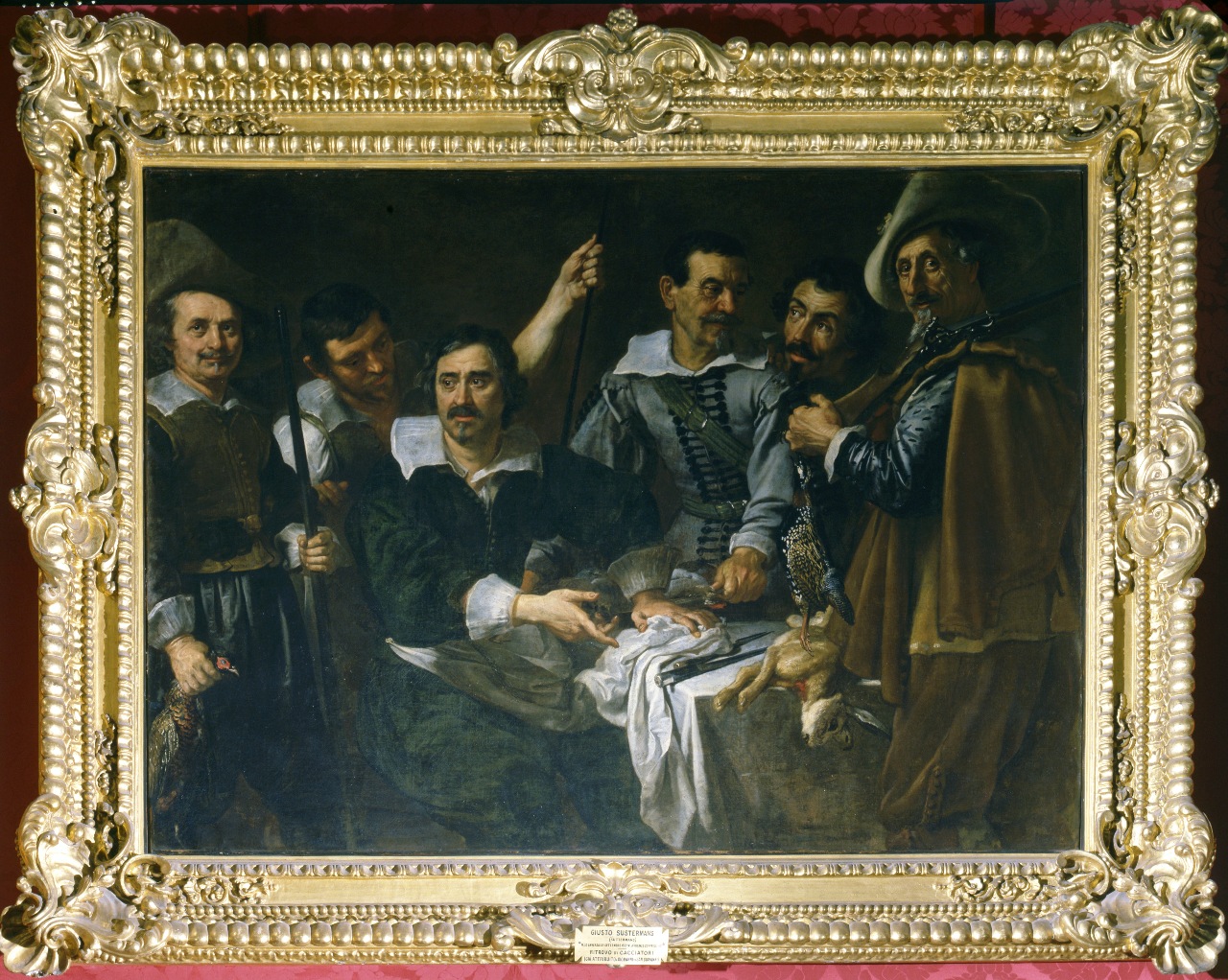 guardarobiere di Pratolino con cuochi e cacciatori della corte medicea (dipinto) di Sustermans Giusto (sec. XVII)