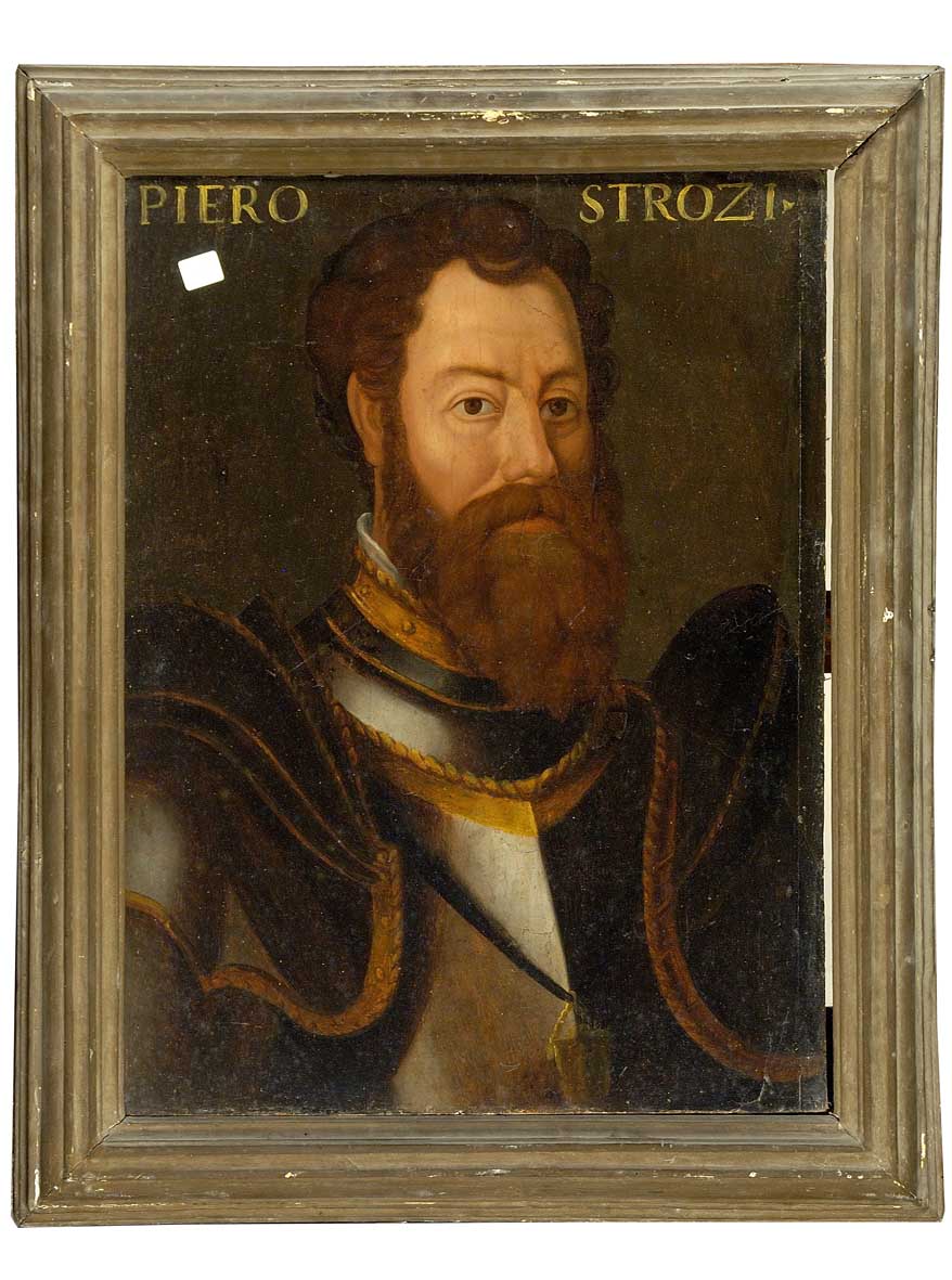 ritratto di Piero Strozzi (dipinto) - ambito toscano (ultimo quarto sec. XVI)