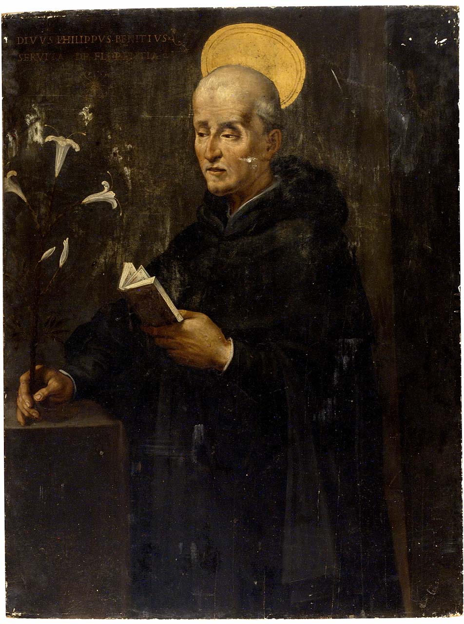 ritratto di San Filippo Benizi (dipinto) - ambito fiorentino (metà sec. XVI)