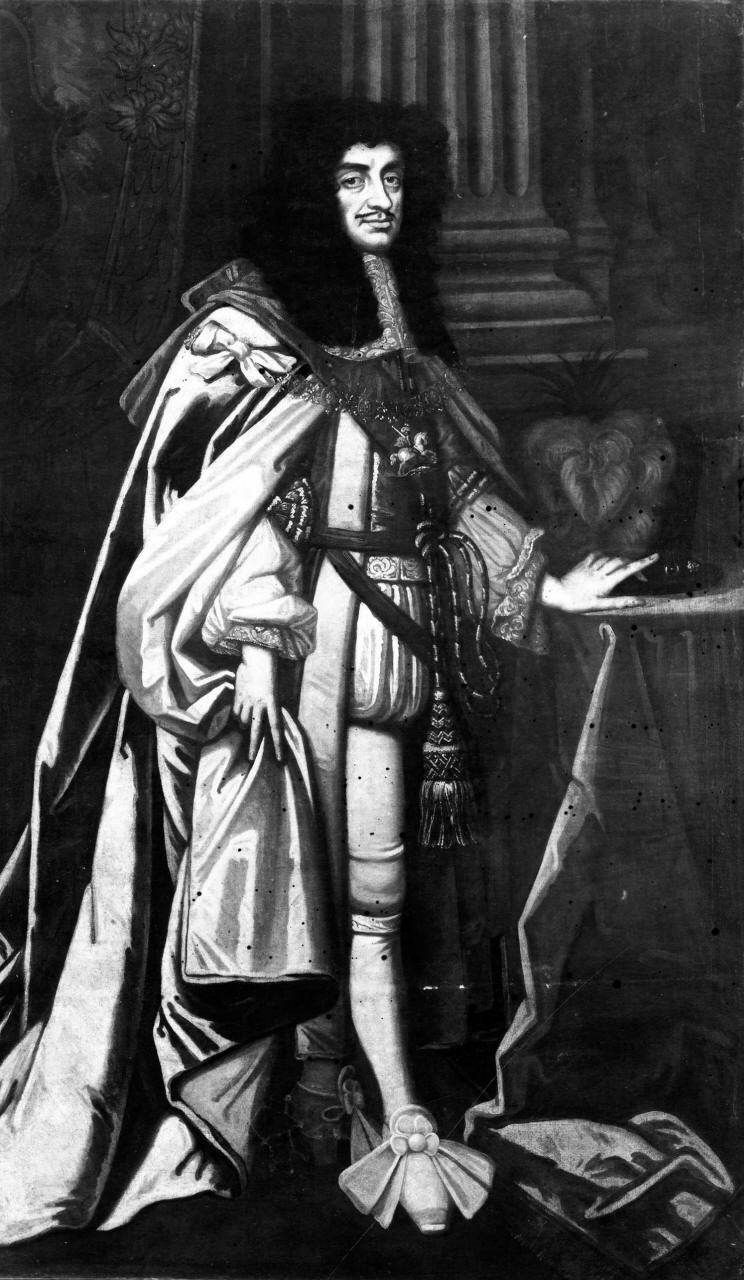 Carlo II d'Inghilterra (dipinto) di Lely Peter (terzo quarto sec. XVII)