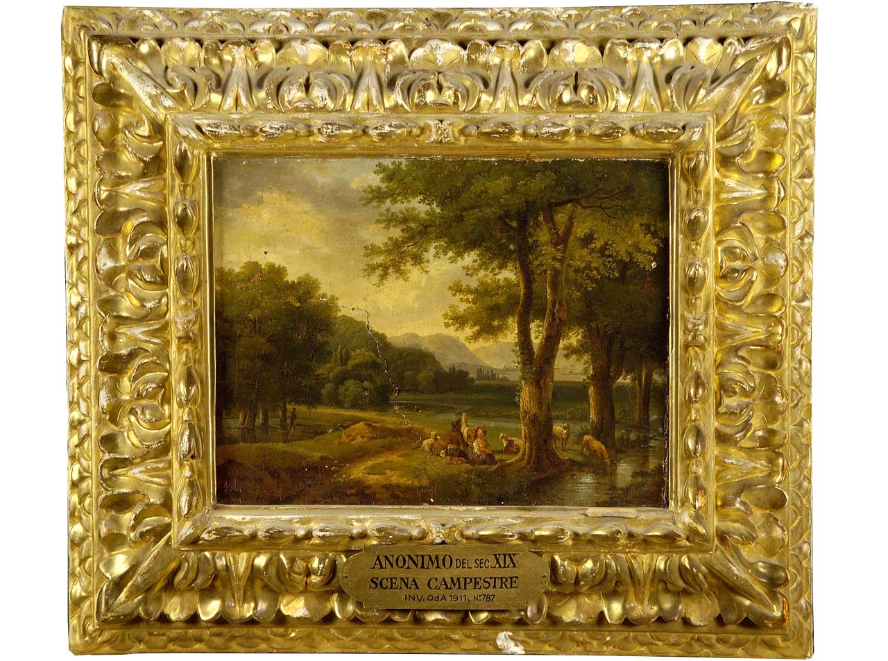 paesaggio (dipinto) di Swanevelt Herman van (sec. XVII)