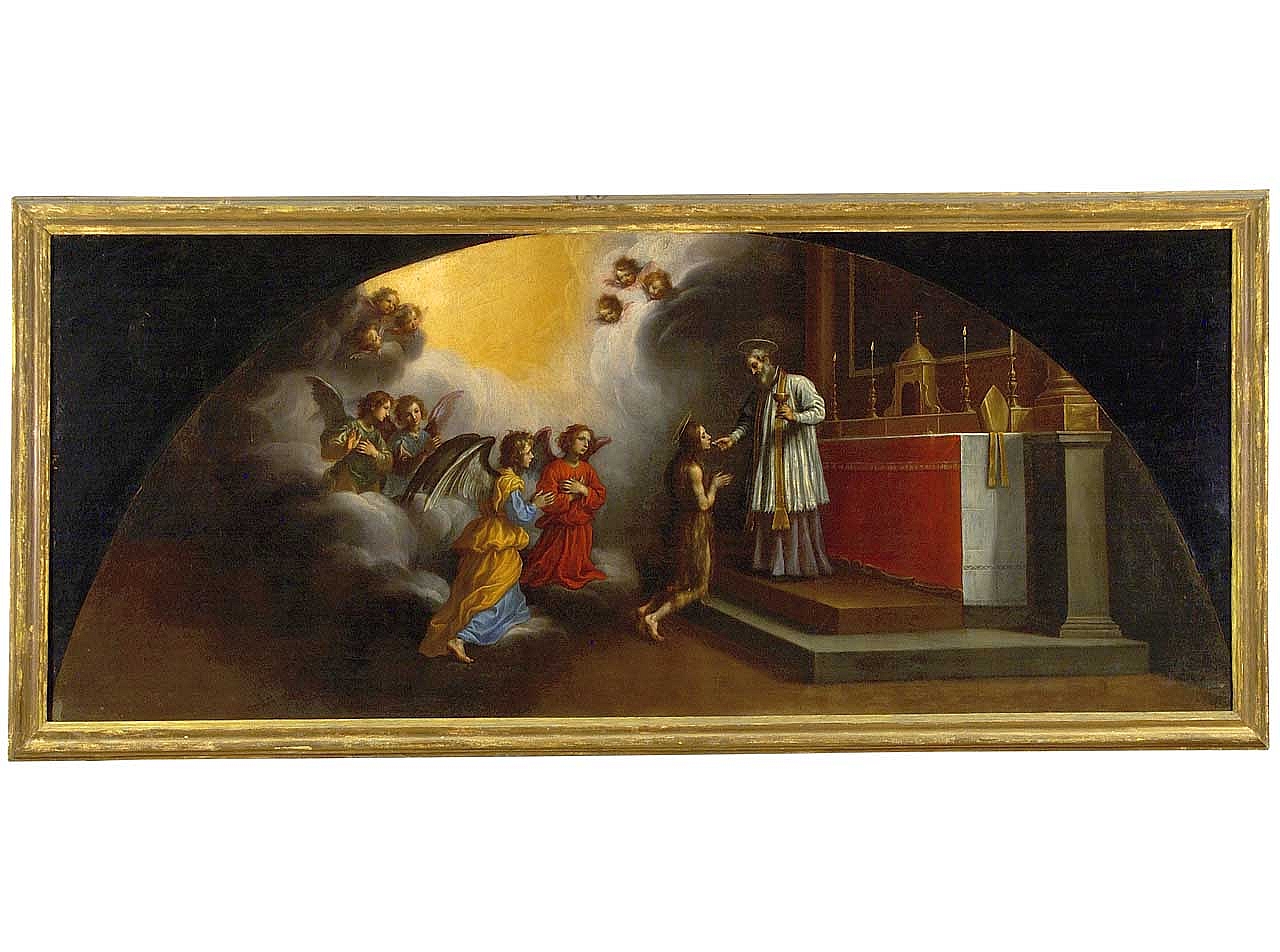 ultima comunione di Santa Maria Maddalena (dipinto) di Curradi Francesco (sec. XVII)