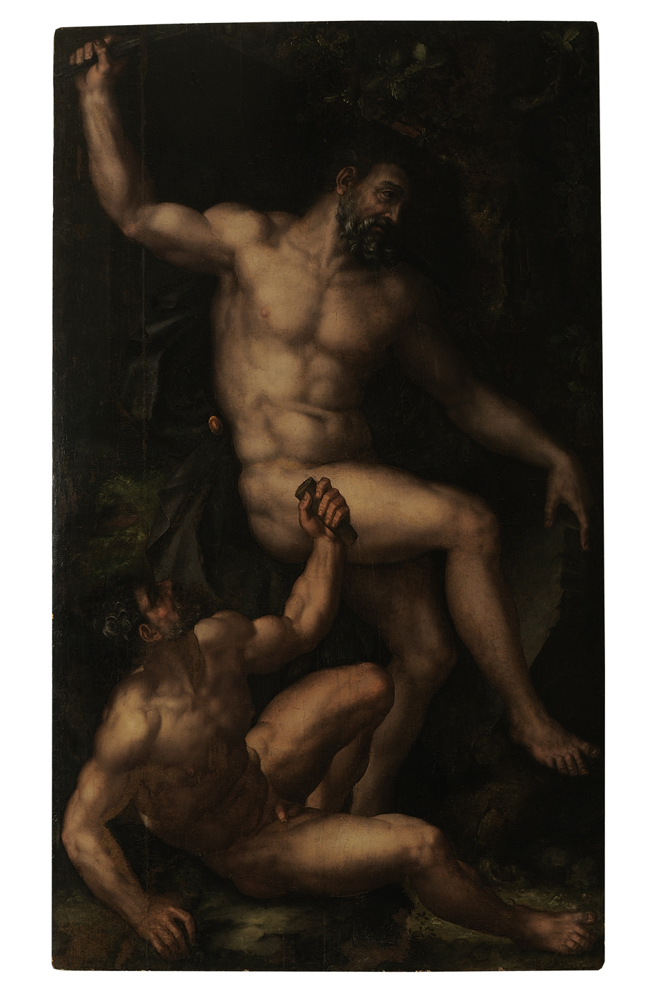 figure maschili nude (dipinto) di Cini Andrea detto Andrea del Minga (metà sec. XVI)