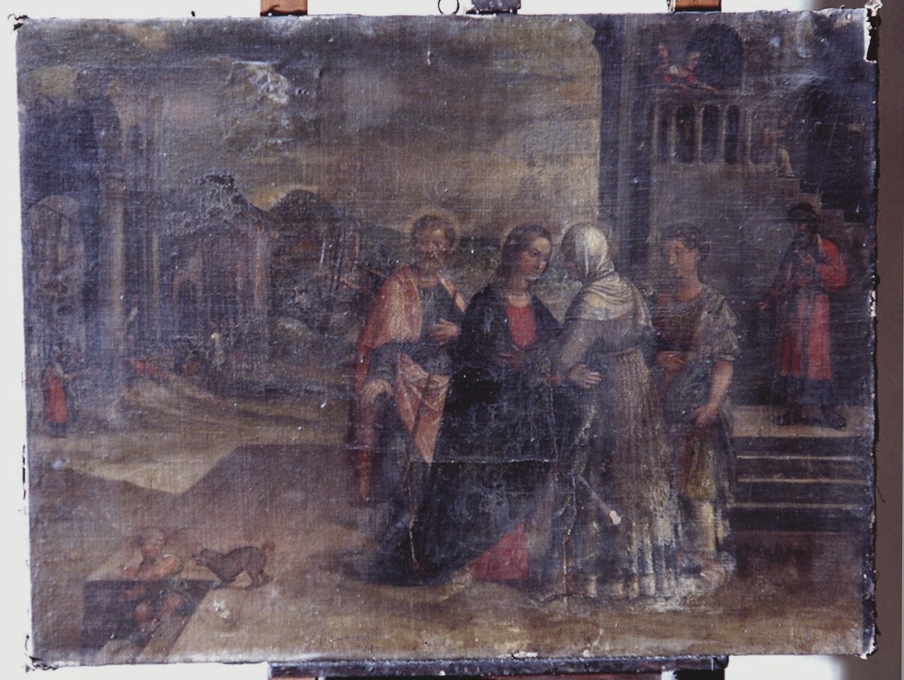 visitazione (dipinto) - ambito veneto (primo quarto sec. XVI)