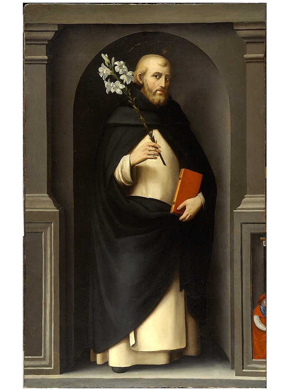 San Domenico (dipinto) di Antonio del Ceraiolo (attribuito) (sec. XVI)