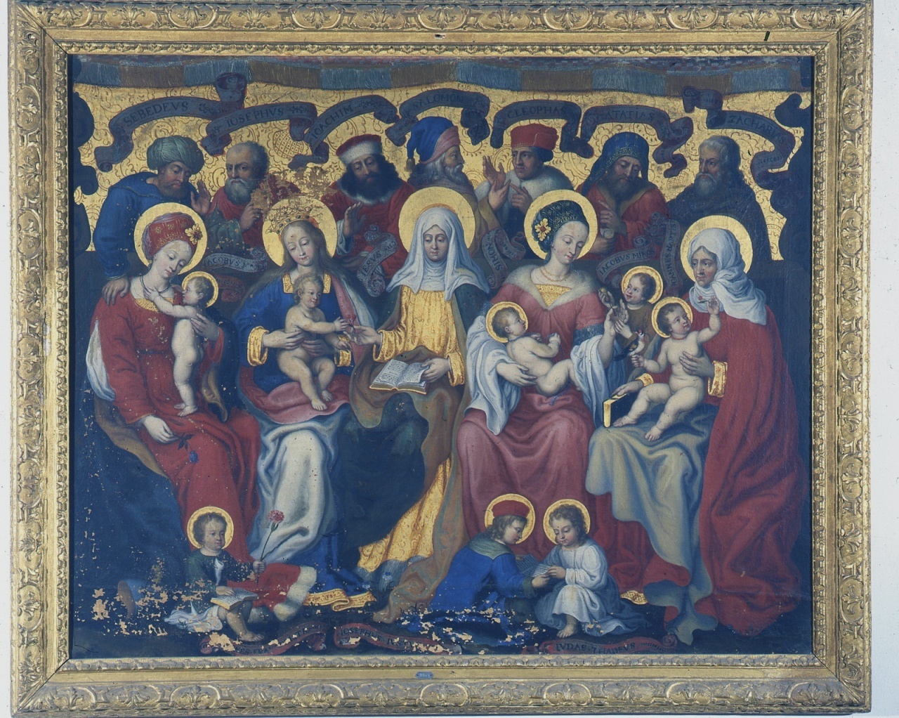 genealogia di Cristo (dipinto) - ambito tedesco (sec. XVI)